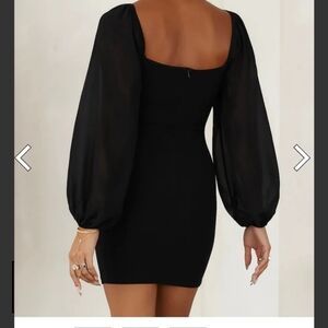 Hello Molly Black Mini Dress